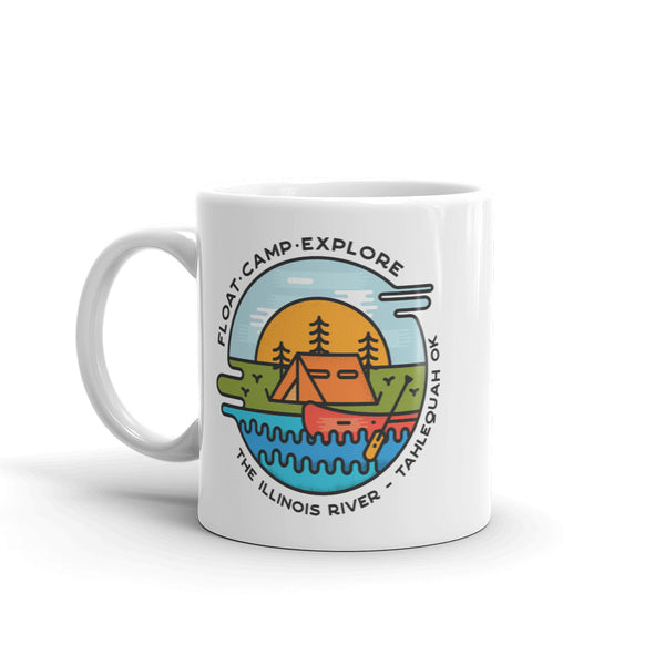 Float-Camp-Explore Illinois River Mug