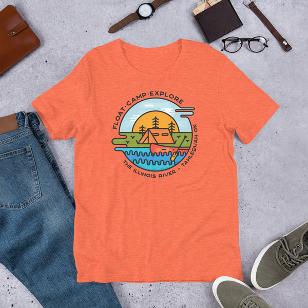 Float - Camp - Explore Illinois River Premium T-Shirt